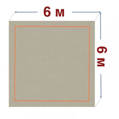 Ковер гимнастический (для домашних занятий) 6x6м